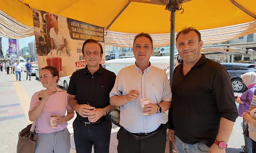 İzmir'de Basın Bayramı'na serinleten anma: Aris Medya'dan Gazeteciler için kar helvası...