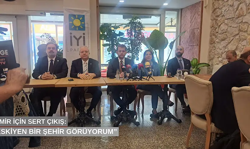 İzmir için sert çıkış: 'Eskiyen bir şehir görüyorum'