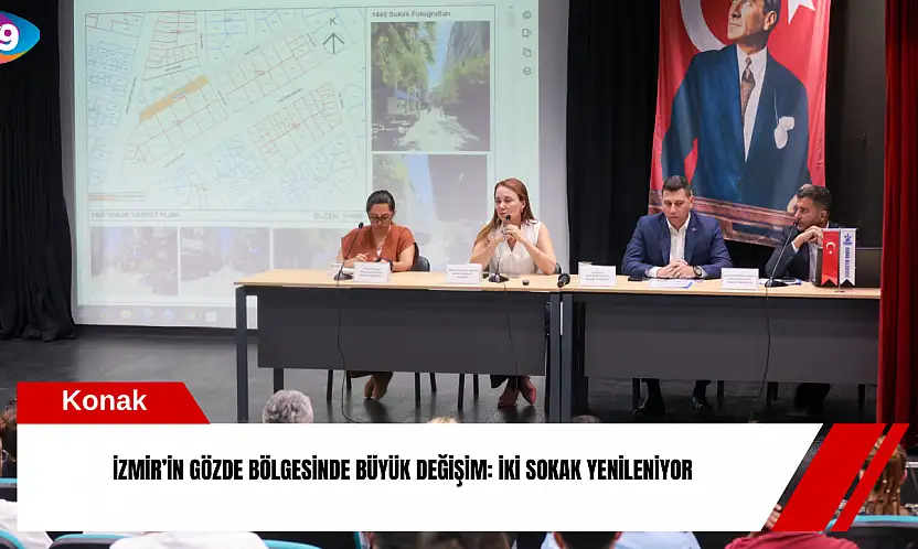 İzmir'in gözde bölgesinde büyük değişim: İki sokak yenileniyor