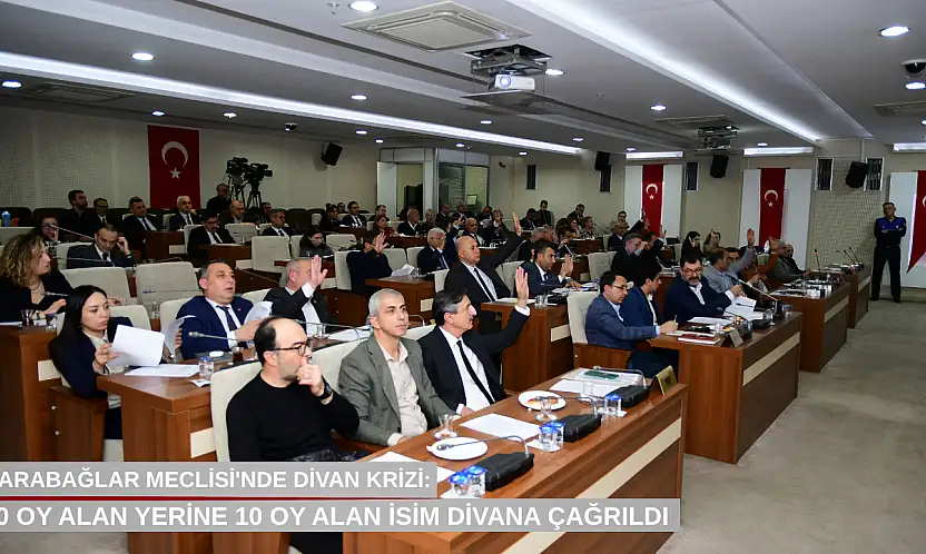 Karabağlar Meclisi'nde divan krizi: 20 oy alan yerine 10 oy alan isim divana çağrıldı