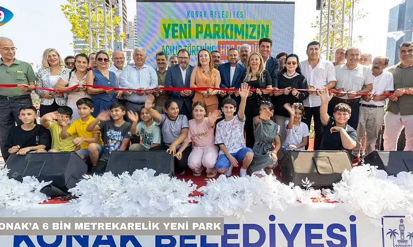 Konak'a 6 bin metrekarelik yeni park