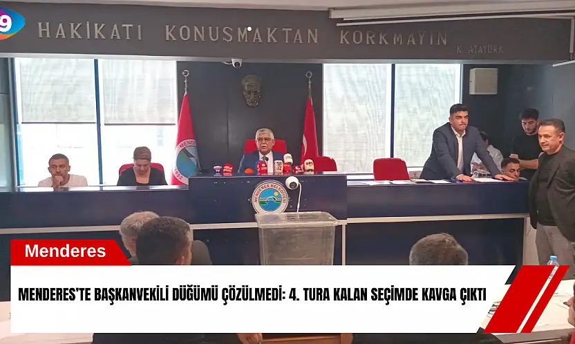 Menderes'te başkanvekili düğümü çözülmedi: 4. tura kalan seçimde kavga çıktı