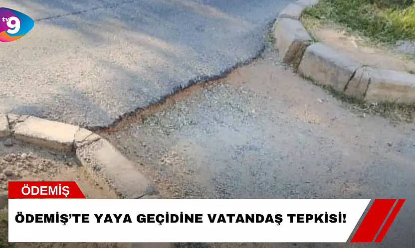 Ödemiş'te Yaya Geçidine Vatandaş Tepkisi!
