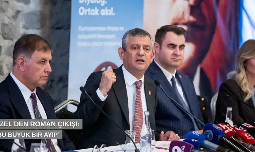 Özel'den Roman çıkışı: 'Bu büyük bir ayıp'