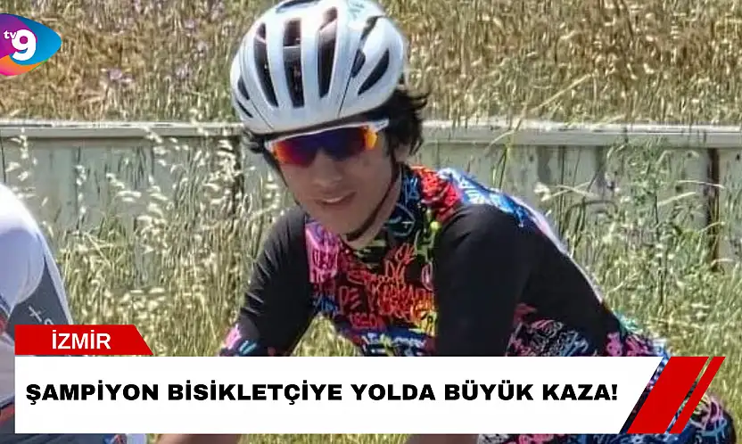 Şampiyon Bisikletçiye Yolda Büyük Kaza!