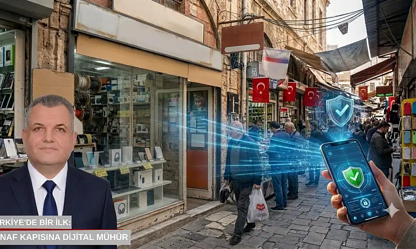 Türkiye'de bir ilk: Esnaf kapısına dijital mühür