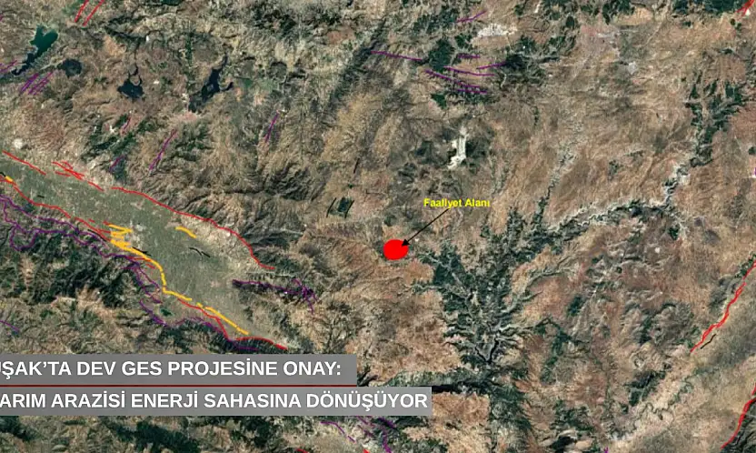 Uşak'ta dev GES projesine ÇED onayı: Tarım arazisi enerji sahasına dönüşüyor